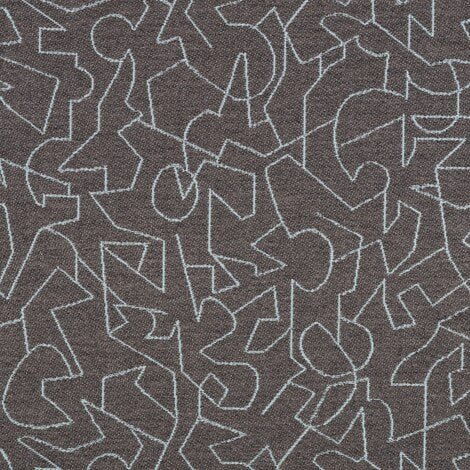 Sample of Sunbrella Overdraw Mercury 87002-0001 Transcend Collection Upholstery Fabric