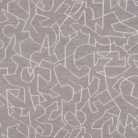 Sample of Sunbrella Overdraw Silver 87002 - 0002 Transcend Collection Upholstery Fabric - Outdoor Fabric Central