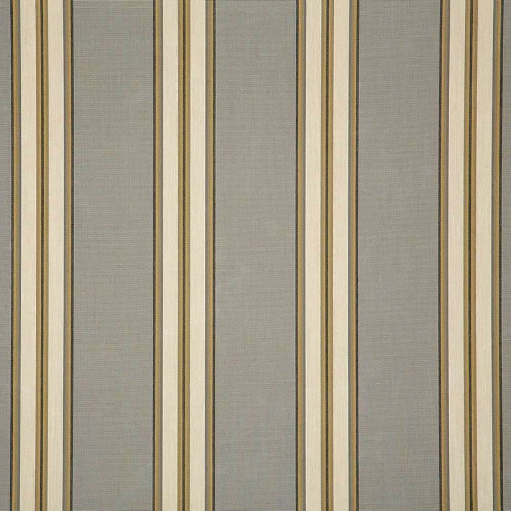 Sample of Sunbrella Preston Stone 4768 - 0000 46 - Inch Stripes Awning / Shade Fabric - Outdoor Fabric Central