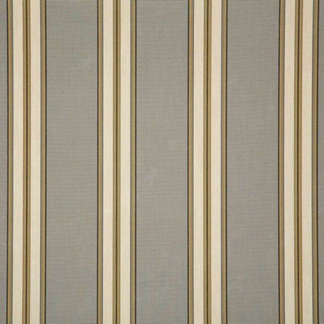 Sample of Sunbrella Preston Stone 4768 - 0000 46 - Inch Stripes Awning / Shade Fabric - Outdoor Fabric Central