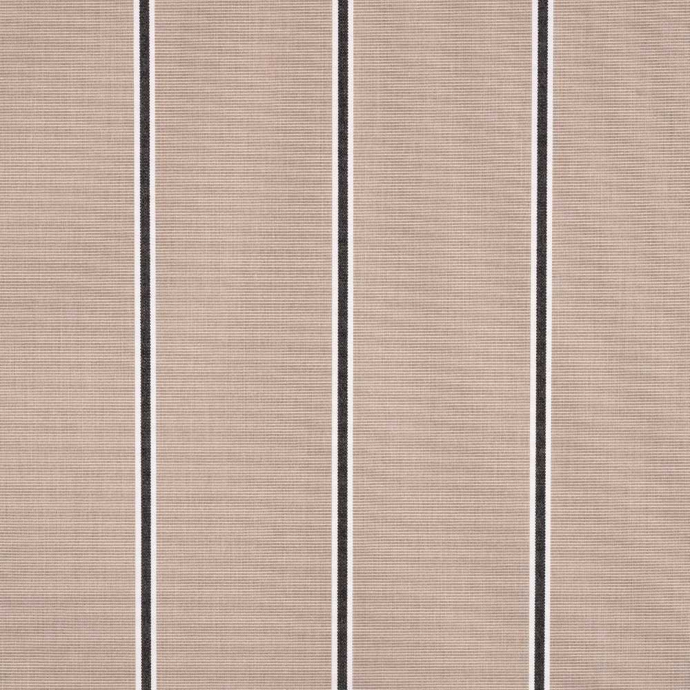 Sunbrella Putty Regimental 4961-0000 46-Inch Stripes Awning / Shade Fabric 