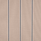 Sunbrella Putty Regimental 4961-0000 46-Inch Stripes Awning / Shade Fabric 