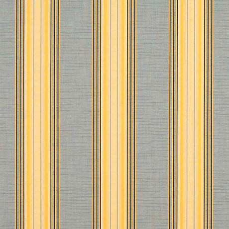 Sample of Sunbrella Rodanthe Metallic 4879 - 0000 46 - Inch Stripes Awning / Shade Fabric - Outdoor Fabric Central