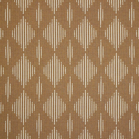 Sample of Sunbrella Spinner Diamond II  Teak 146102-0005 Upholstery Fabric
