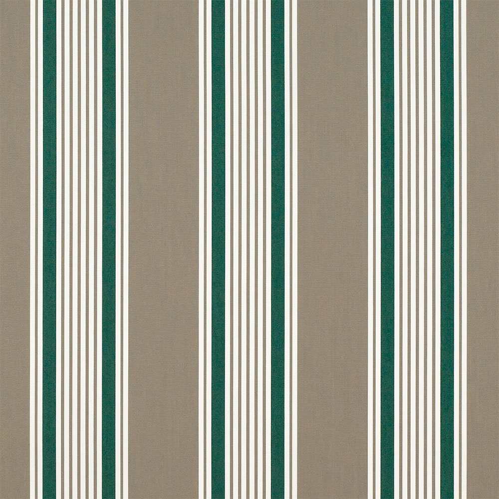 Sample of Sunbrella Taupe 5 - Bar 4907 - 0000 46 - Inch Stripes Awning / Shade Fabric - Outdoor Fabric Central