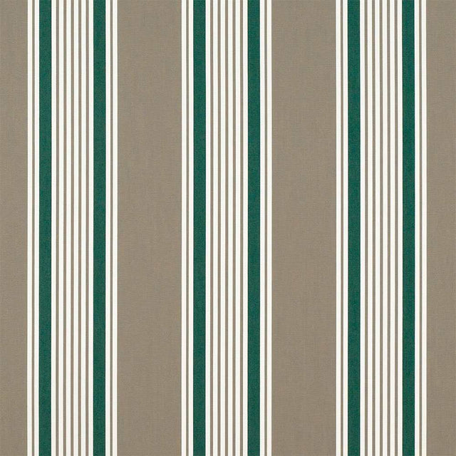 Sample of Sunbrella Taupe 5 - Bar 4907 - 0000 46 - Inch Stripes Awning / Shade Fabric - Outdoor Fabric Central