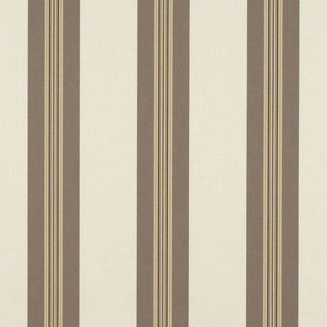 Sample of Sunbrella Taupe Tailored Bar Stripe 4945 - 0000 46 - Inch Stripes Awning / Shade Fabric - Outdoor Fabric Central
