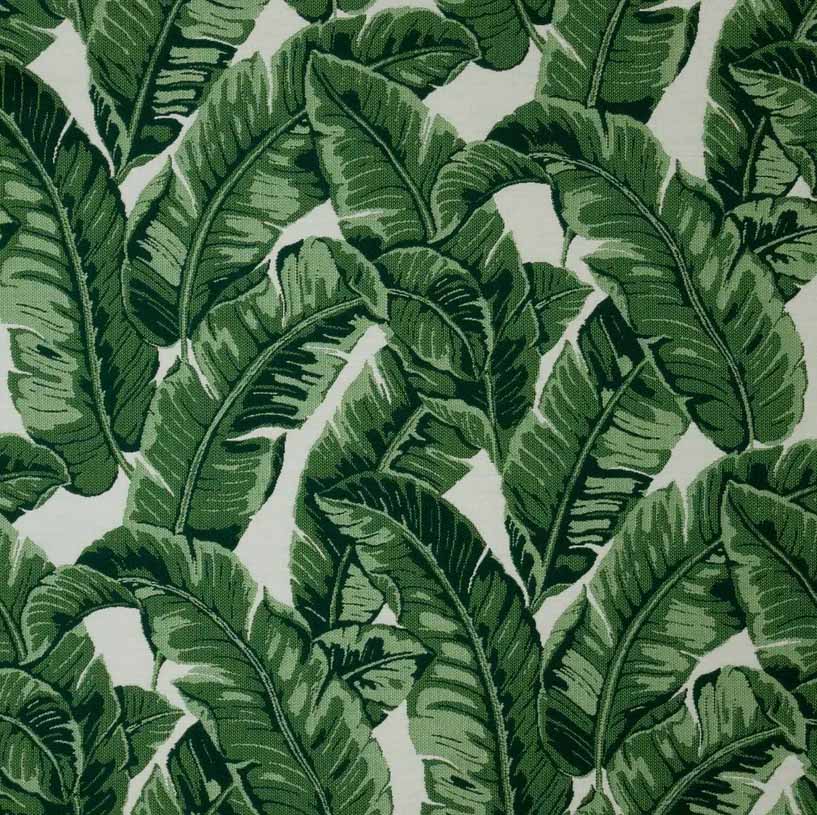 Sample of Sunbrella Tropics Jungle 145214 - 0000 Fusion Collection Upholstery Fabric - Outdoor Fabric Central