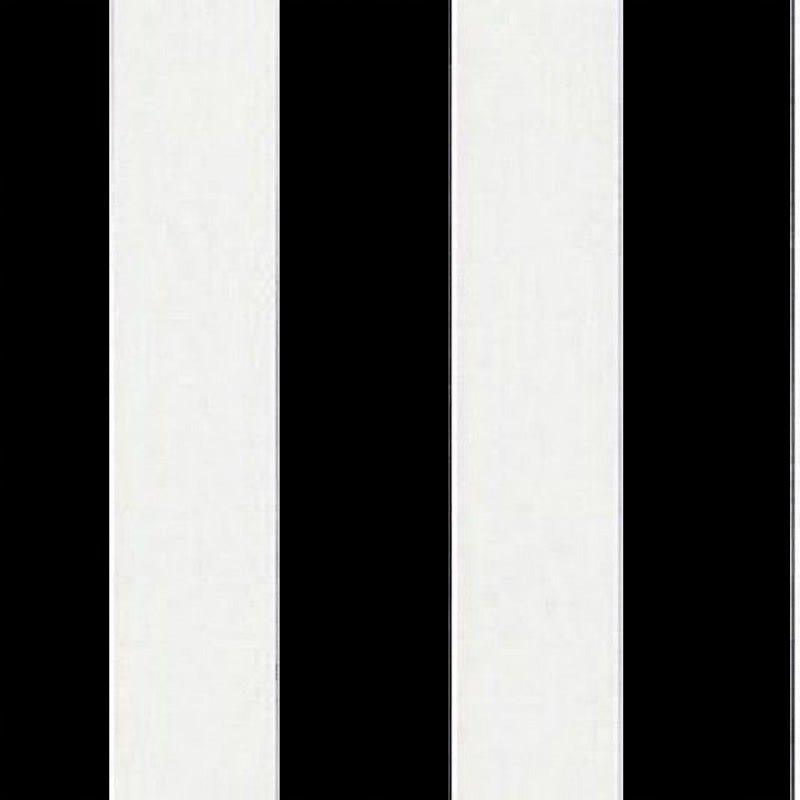 Sample of Sunbrella Yacht Stripe Black YAC 3740 European Collection Upholstery Fabric - Outdoor Fabric Central