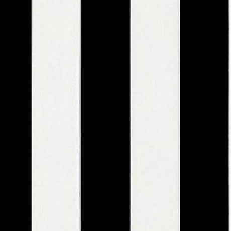 Sample of Sunbrella Yacht Stripe Black YAC 3740 European Collection Upholstery Fabric - Outdoor Fabric Central