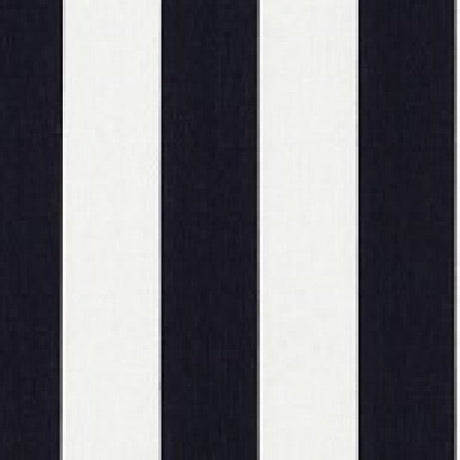 Sample of Sunbrella Yacht Stripe Navy YAC 3722 European Collection Upholstery Fabric - Outdoor Fabric Central