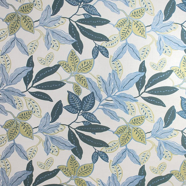 Silver State Alaxi Sunbrella Ferngully Cornflower New South Collection Upholstery Fabric