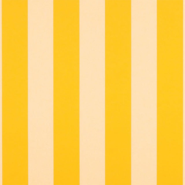 Sunbrella Beaufort Yellow / White 6 Bar 5702-0000 46-Inch Stripes Awning / Shade Fabric