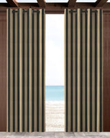 Sunbrella Berenson Tuxedo Indoor/Outdoor Curtain Panel - Outdoor Fabric Central