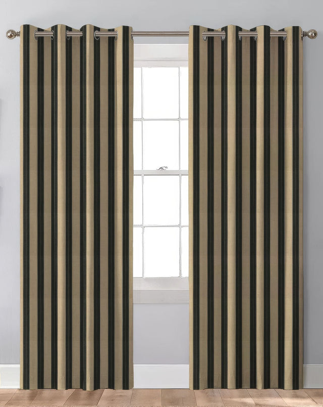 Sunbrella Berenson Tuxedo Indoor/Outdoor Curtain Panel - Outdoor Fabric Central
