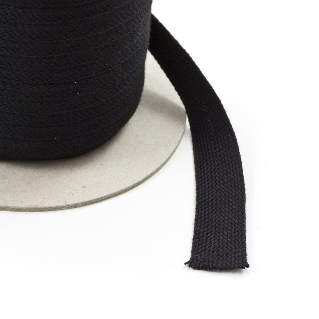 Sunbrella Braid 4015 13/16 inch by 100 - yards Black - Outdoor Fabric Central