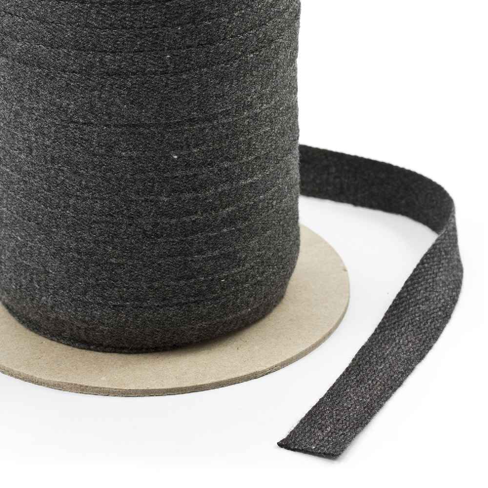 Sunbrella Braid 4015 13/16 inch by 100 - yards Charcoal Grey - Outdoor Fabric Central