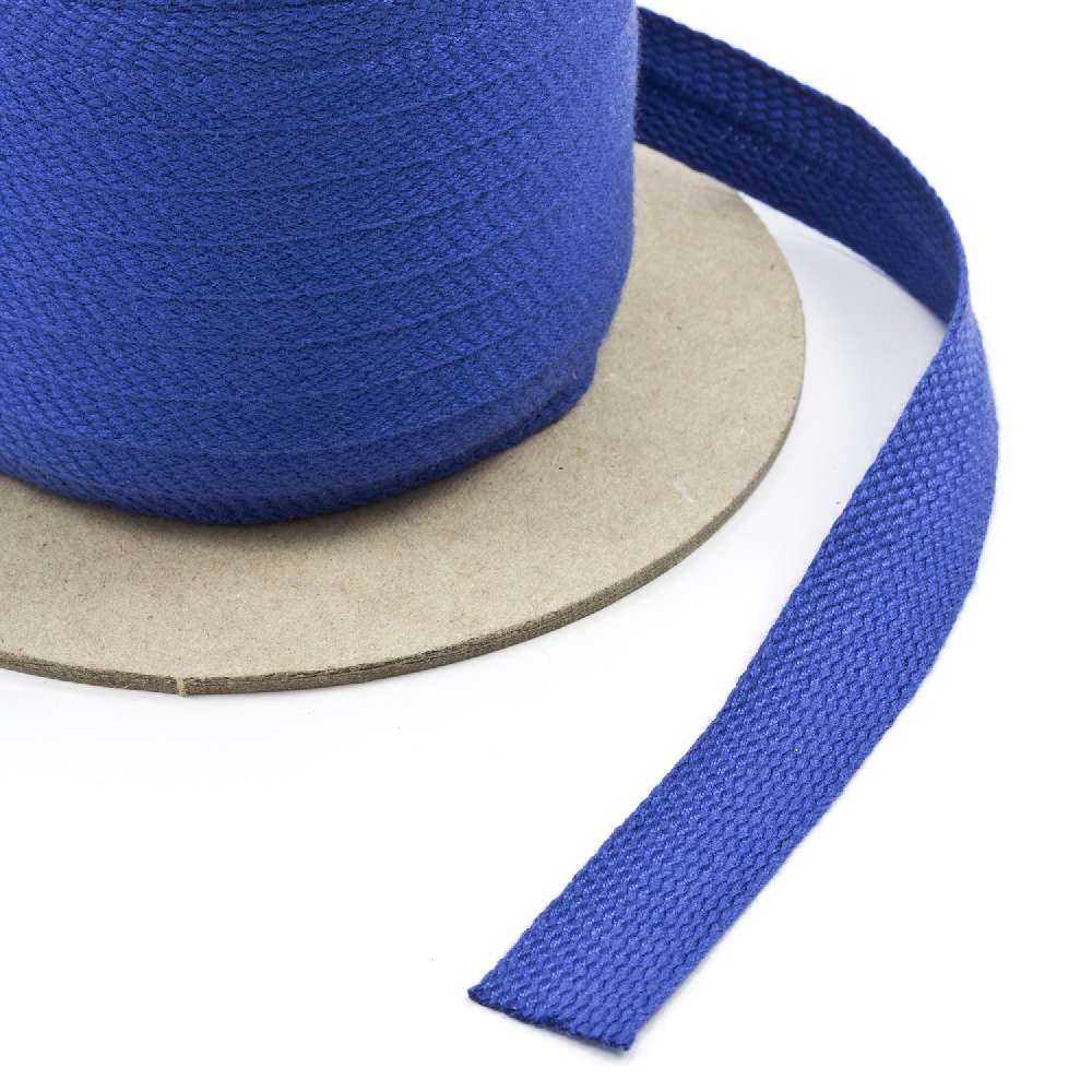 Sunbrella Braid 4015 13/16 inch by 100 - yards Mediterranean Blue - Outdoor Fabric Central