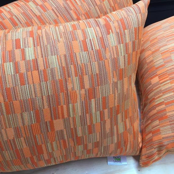 Sunbrella by Mayer Collage Tiger Lily 417 - 009 Imagine Collection Upholstery Fabric - Outdoor Fabric Central