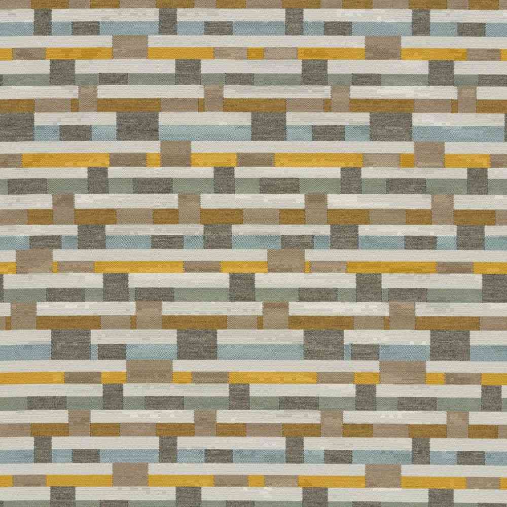 Sunbrella by Mayer Metal Strips Desert Flower 434 - 002 Vollis Simpson Collection Upholstery Fabric - Outdoor Fabric Central