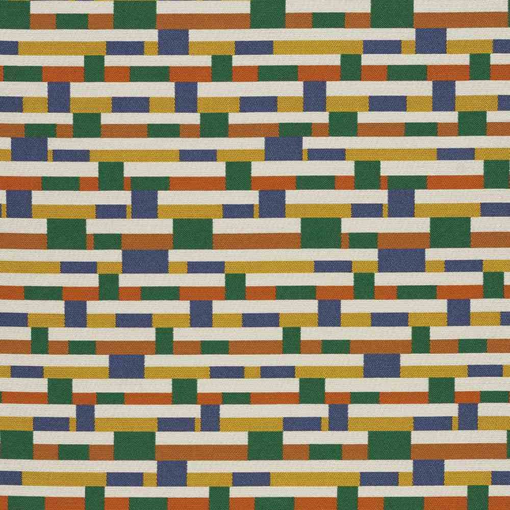 Sunbrella by Mayer Metal Strips Dreamsicle 434 - 009 Vollis Simpson Collection Upholstery Fabric - Outdoor Fabric Central