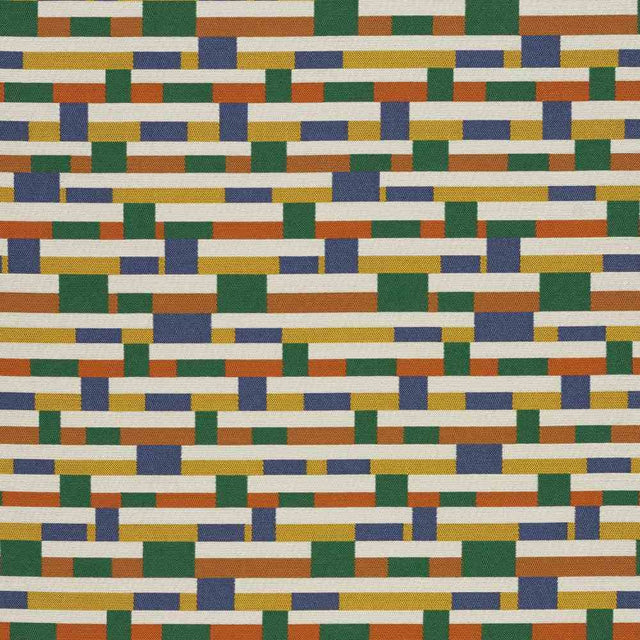 Sunbrella by Mayer Metal Strips Dreamsicle 434 - 009 Vollis Simpson Collection Upholstery Fabric - Outdoor Fabric Central