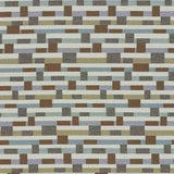 Sunbrella by Mayer Metal Strips Driftwood 434 - 000 Vollis Simpson Collection Upholstery Fabric - Outdoor Fabric Central