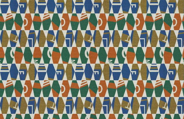 Sunbrella by Mayer Signs Sunset 432 - 009 Vollis Simpson Collection Upholstery Fabric - Outdoor Fabric Central