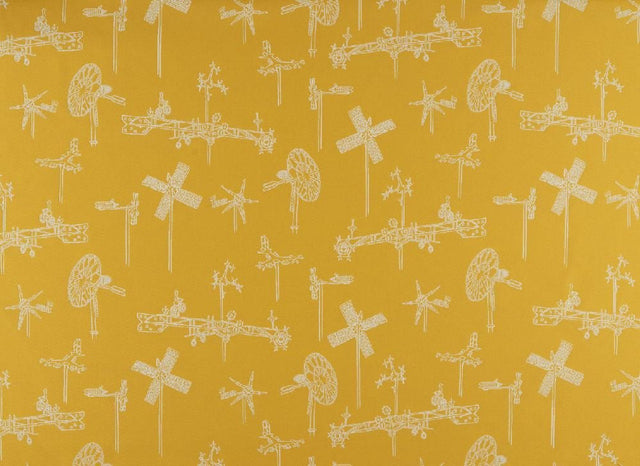 Sunbrella by Mayer Whirligig Sunshine 431 - 002 Vollis Simpson Collection Upholstery Fabric - Outdoor Fabric Central