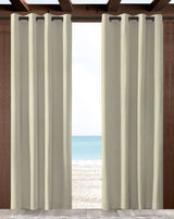 Sunbrella Canvas Canvas Indoor/Outdoor Curtain Panel - Outdoor Fabric Central