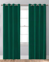 Sunbrella Canvas Forest Green Indoor/Outdoor Curtain Panel - Outdoor Fabric Central