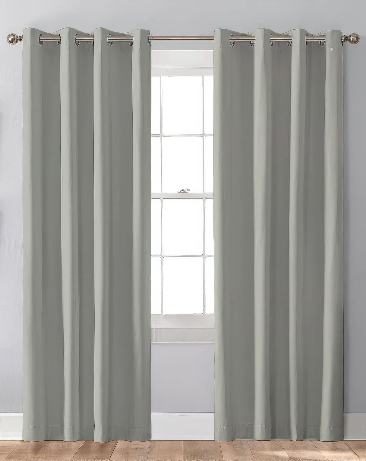 Sunbrella Canvas Granite Indoor/Outdoor Curtain Panel - Outdoor Fabric Central