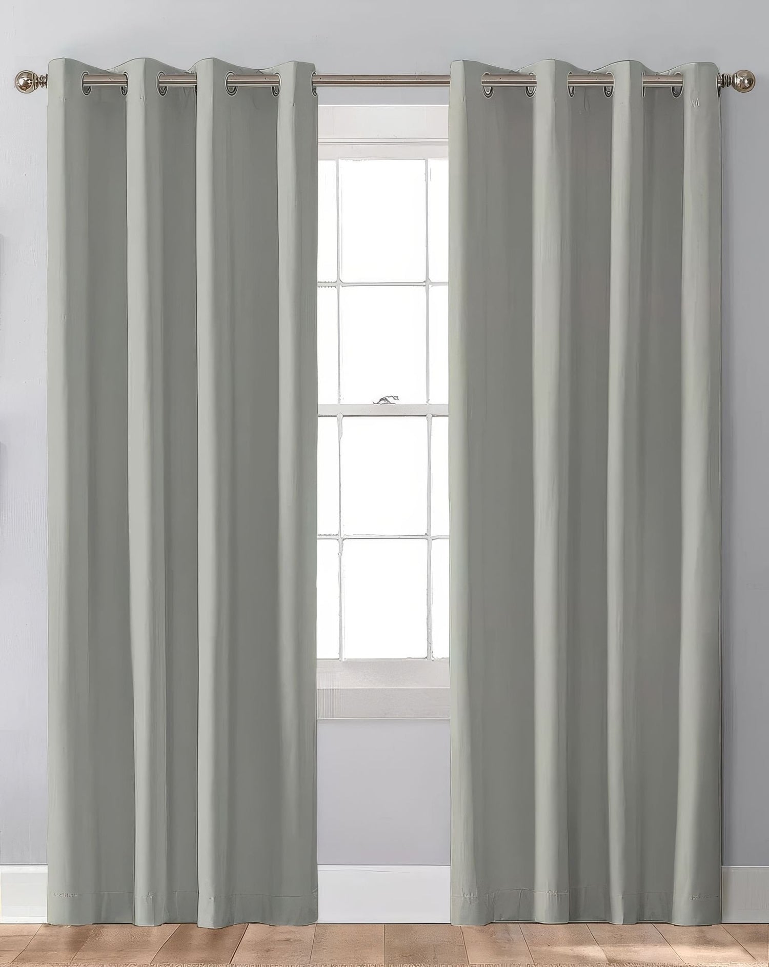 Sunbrella Canvas Granite Indoor/Outdoor Curtain Panel - Outdoor Fabric Central