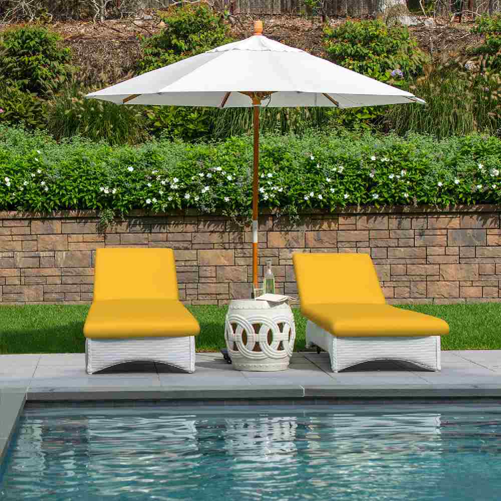 Sunbrella Canvas Sunflower Yellow 5457-0000 Elements Collection Upholstery Fabric
