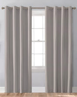 Sunbrella Cast Silver Indoor/Outdoor Curtain Panel - Outdoor Fabric Central