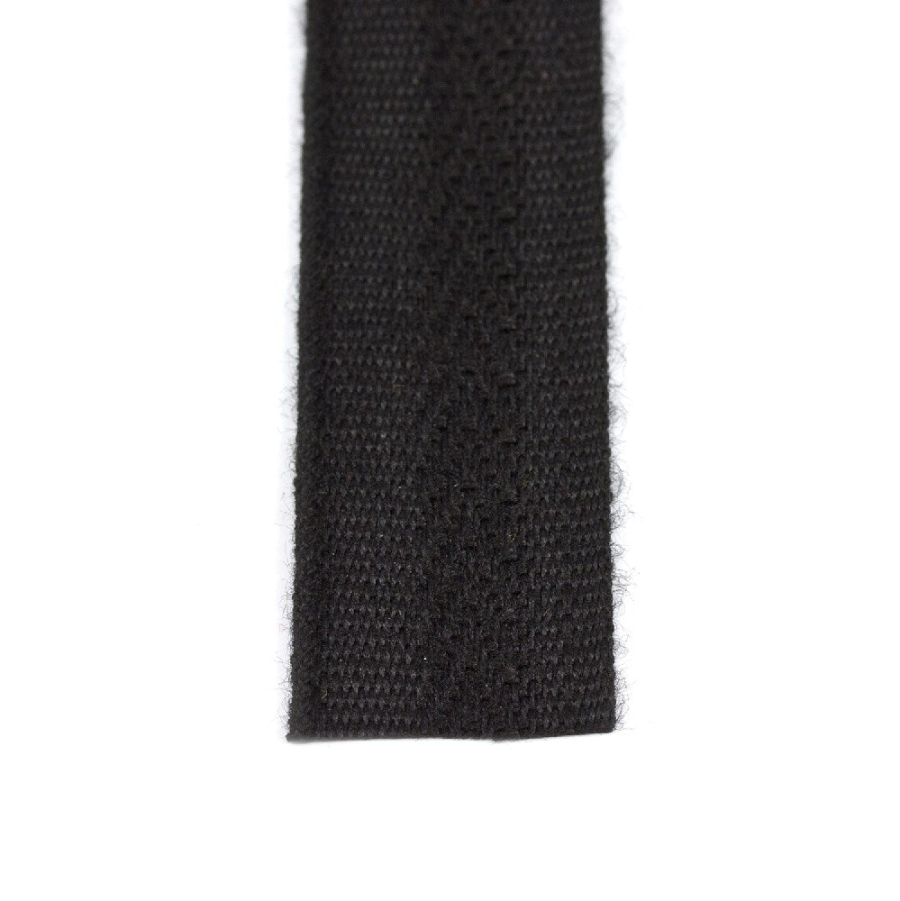 Sunbrella Centerfold Marine Binding 7/8 Inch x 200 yards 1810 Black - Outdoor Fabric Central