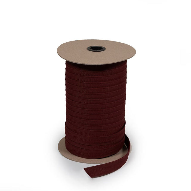 Sunbrella Centerfold Marine Binding 7/8 inch x 200 yards 1810 Burgundy - Outdoor Fabric Central