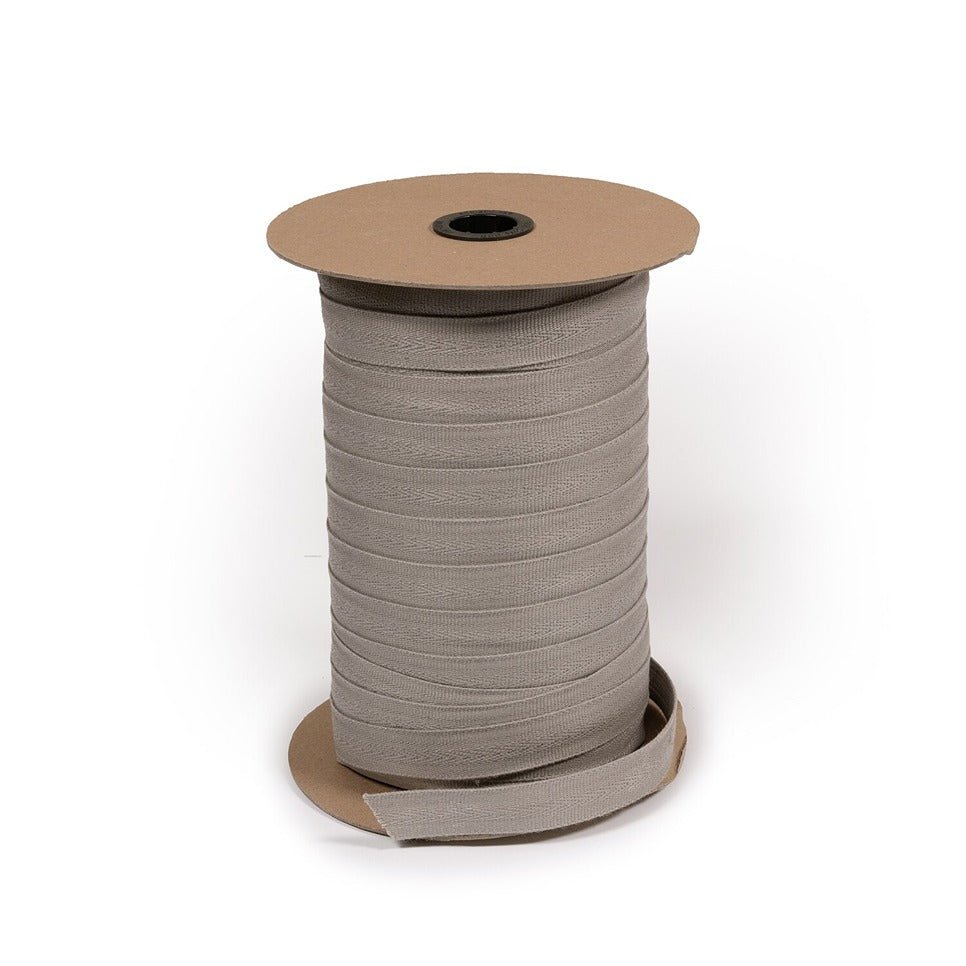 Sunbrella Centerfold Marine Binding 7/8 inch x 200 yards 1810 Cadet Grey - Outdoor Fabric Central