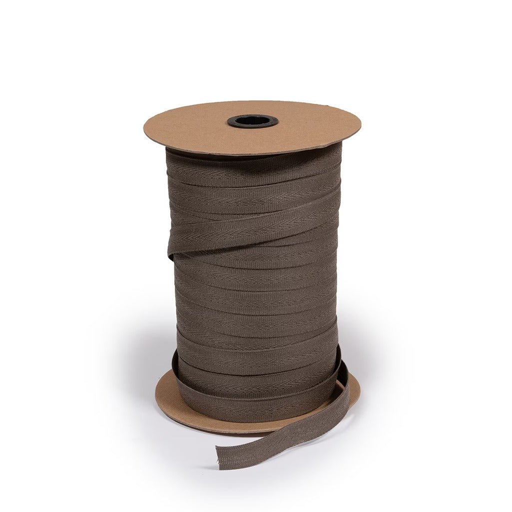 Sunbrella Centerfold Marine Binding 7/8 inch x 200 yards 1810 Taupe - Outdoor Fabric Central