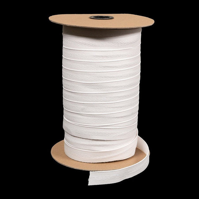 Sunbrella Centerfold Marine Binding 7/8 inch x 200 yards 1810 White - Outdoor Fabric Central