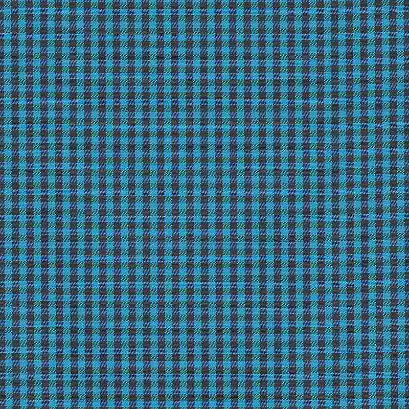 Sunbrella Checks Oliver Blue CHE F062 140 European Collection Upholstery Fabric