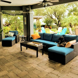 Sunbrella Dupione Deep Sea 8019-0000 Elements Collection Upholstery Fabric