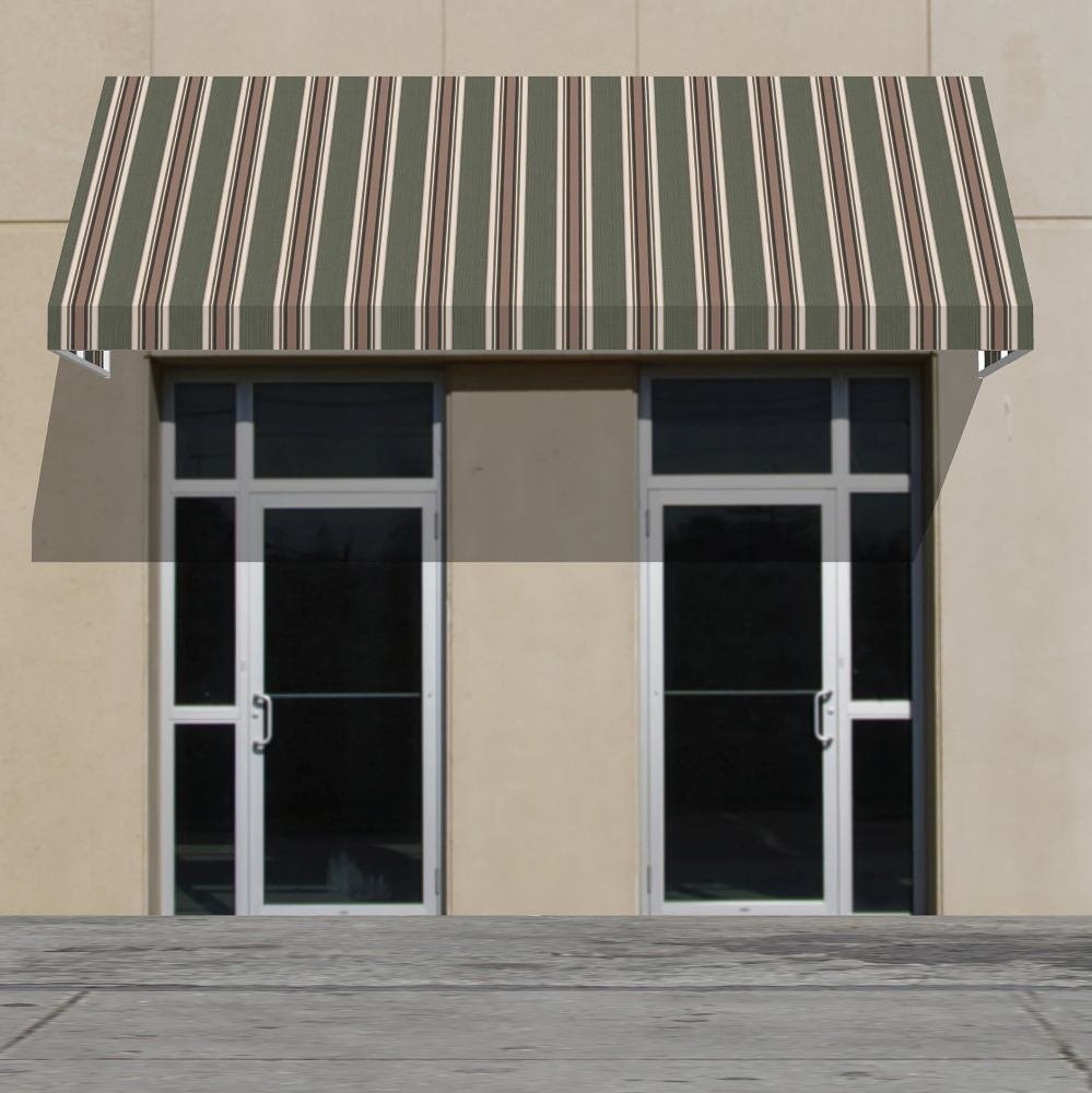 Sunbrella Emblem Fern 4801-0000 46-Inch Stripes Mayfield Collection Awning / Shade Fabric