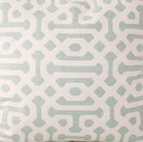 Sunbrella Fretwork Mist 45991-0000 Elements Collection - Reversible Upholstery Fabric (Dark Side)