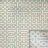 Sunbrella Fretwork Mist 45991-0000 Elements Collection - Reversible Upholstery Fabric (Dark Side)