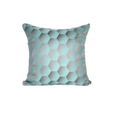 Sunbrella Hexagon Agua HEX J205 140 European Collection Upholstery Fabric