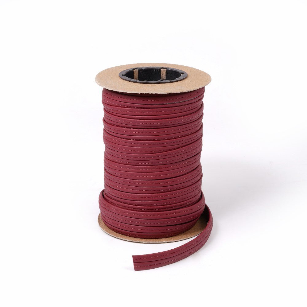 Sunbrella Horizon Capriccio Burgundy 10200 - 0015 3/4 - Inch Hidem Gimp (25 Yards) - Outdoor Fabric Central