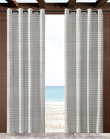 Sunbrella Idol Snow Indoor/Outdoor Curtain Panel - Outdoor Fabric Central
