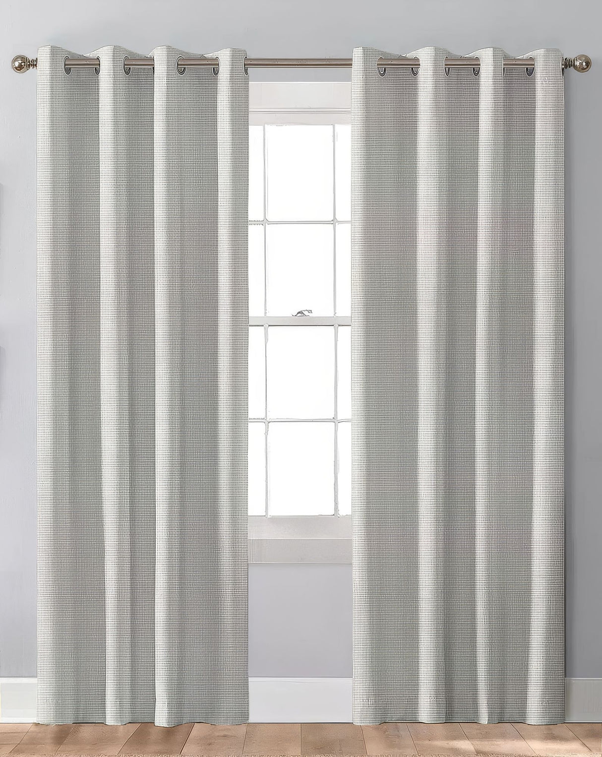 Sunbrella Idol Snow Indoor/Outdoor Curtain Panel - Outdoor Fabric Central