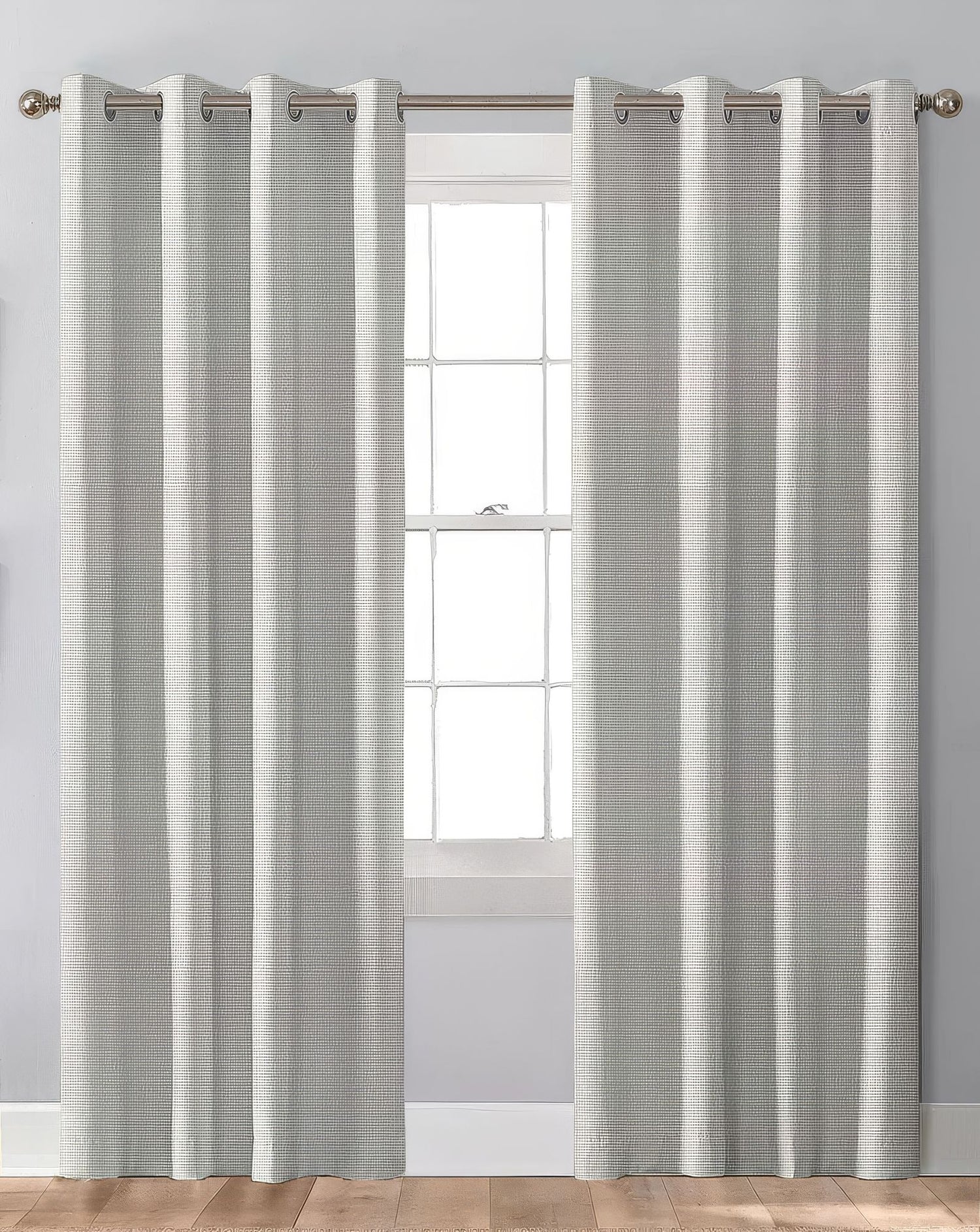 Sunbrella Idol Snow Indoor/Outdoor Curtain Panel - Outdoor Fabric Central